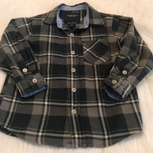 Toobydoo Toddler Boy Flannel Shirt